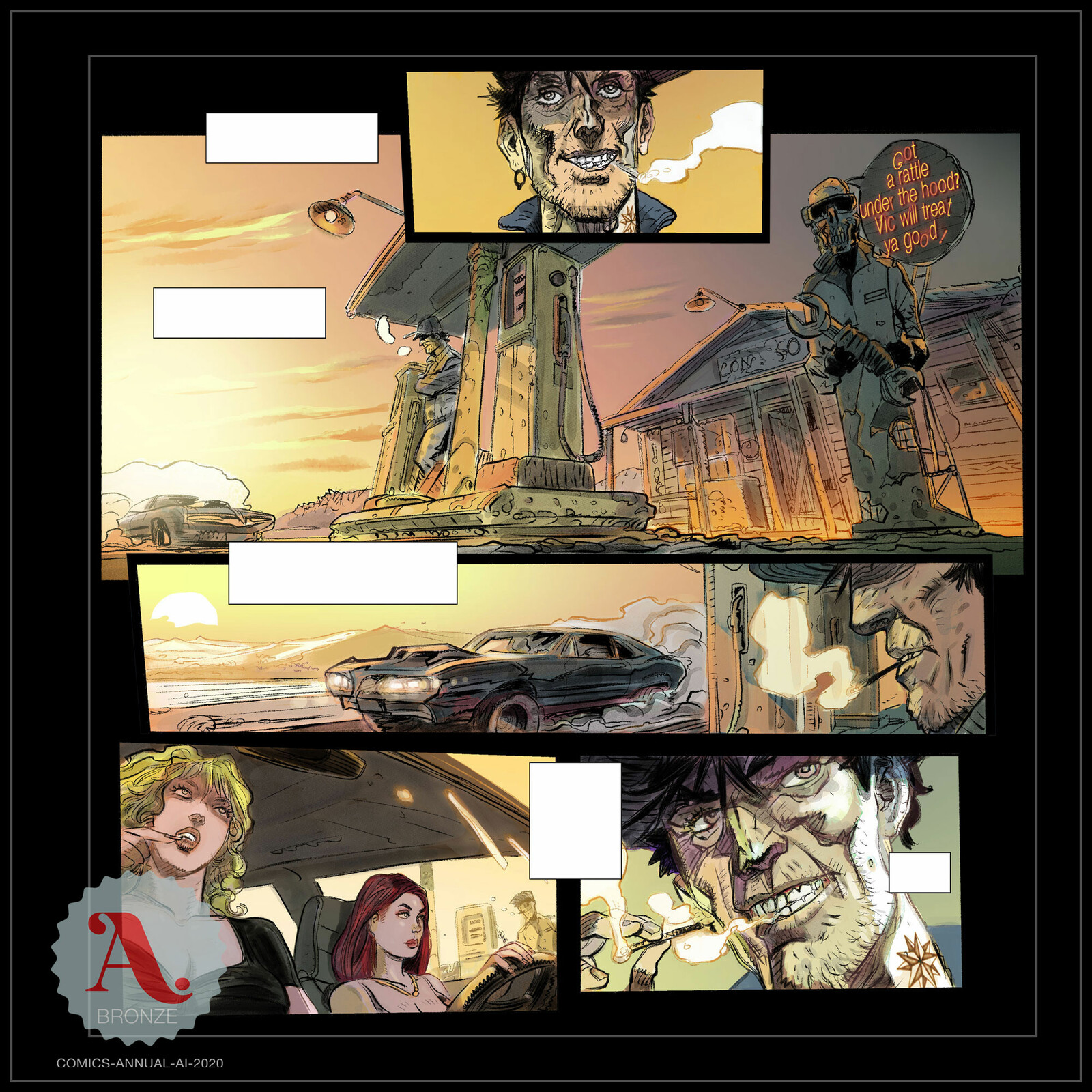 Megadeth: Death By Design - The Mechanix (Bronze Medal Comic Category award at A:I: Annual 2020)