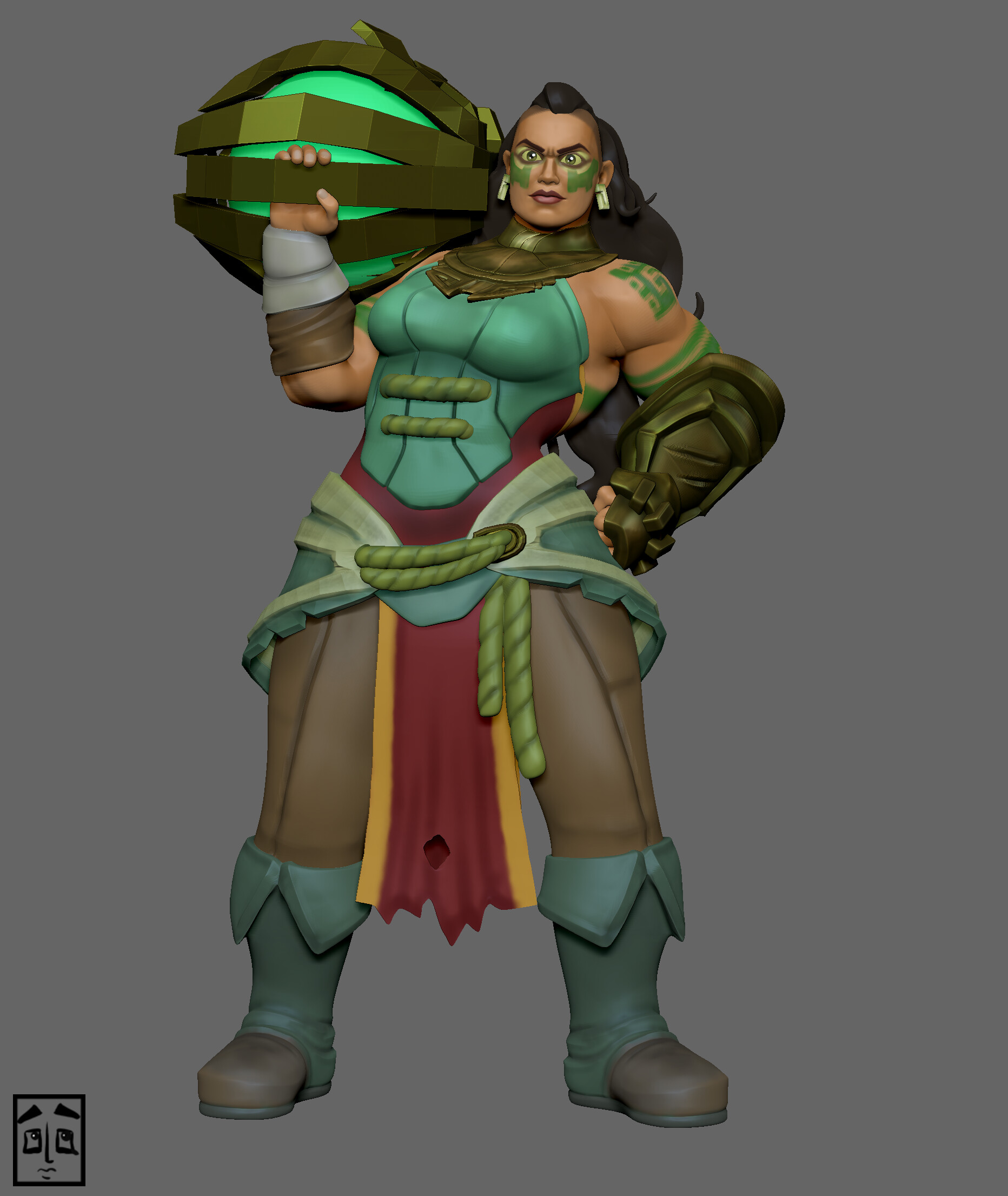 ArtStation - ILLAOI (THE KRAKEN PRIESTESS)