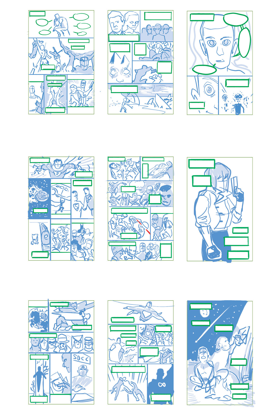 Layout Roughs 10-18