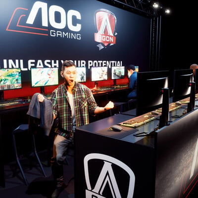 AOC Gaming Booth Concept