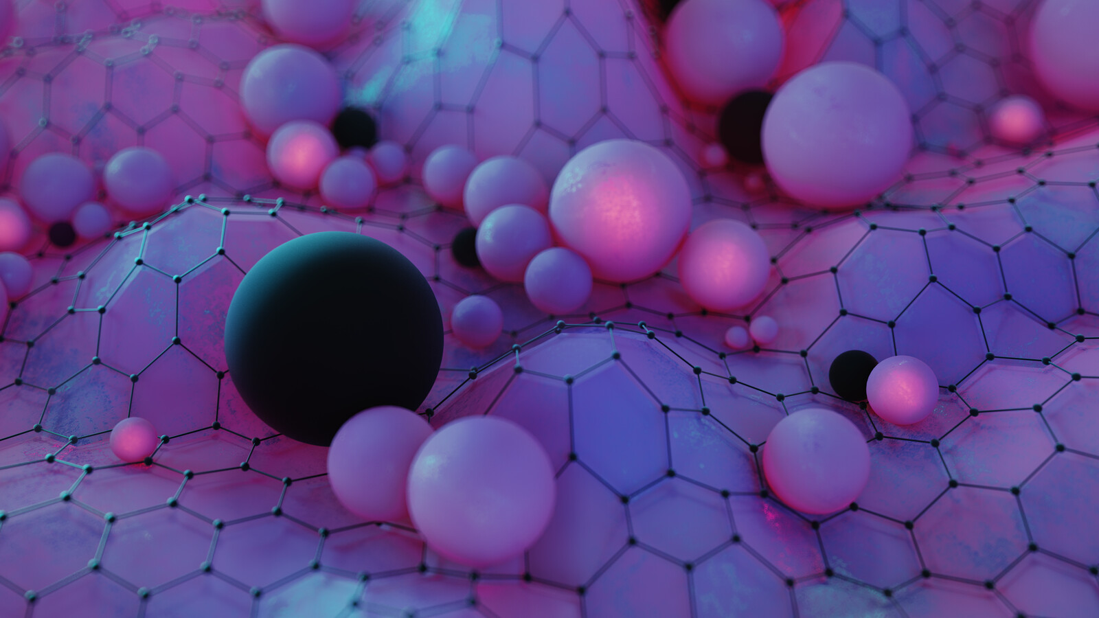 Biology Math Physics • 3D Illustrations / Backgrounds • 2019