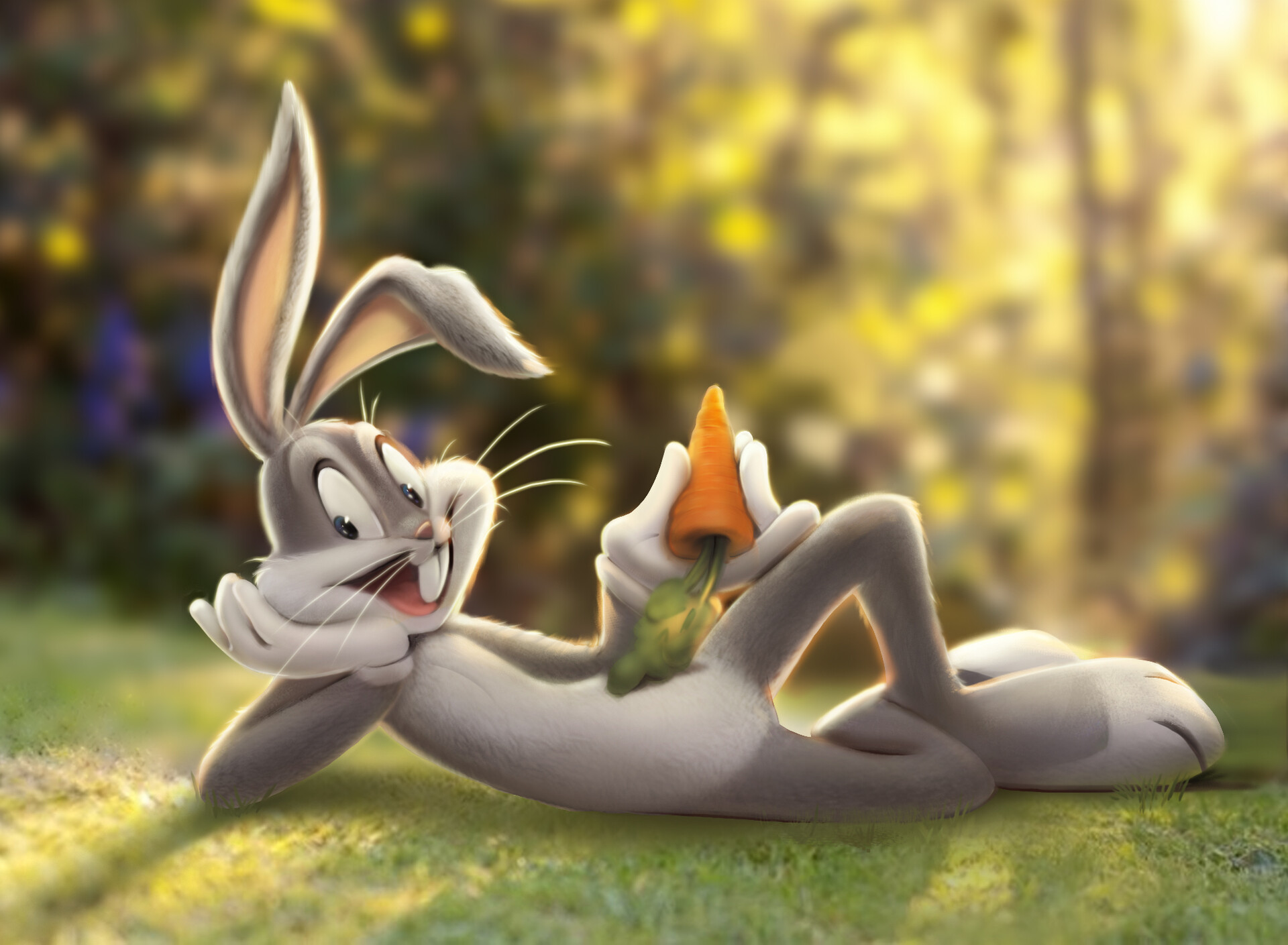 ArtStation - 2d render for Bugs Bunny character