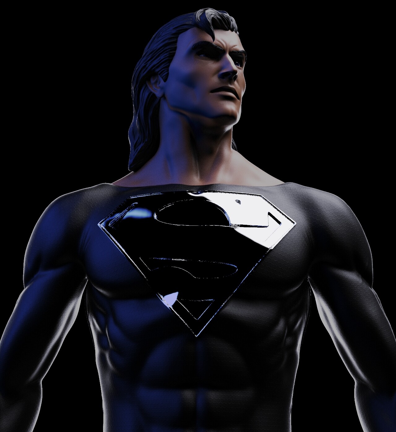 Buy Iron Studios Statue Superman Black Suit - Justice League - Art Scale  1/10 Online at desertcartINDIA