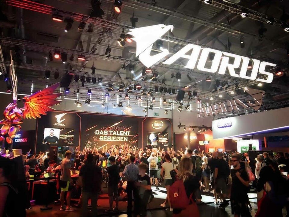Gigabyte AORUS Booth @ Gamescom 2019