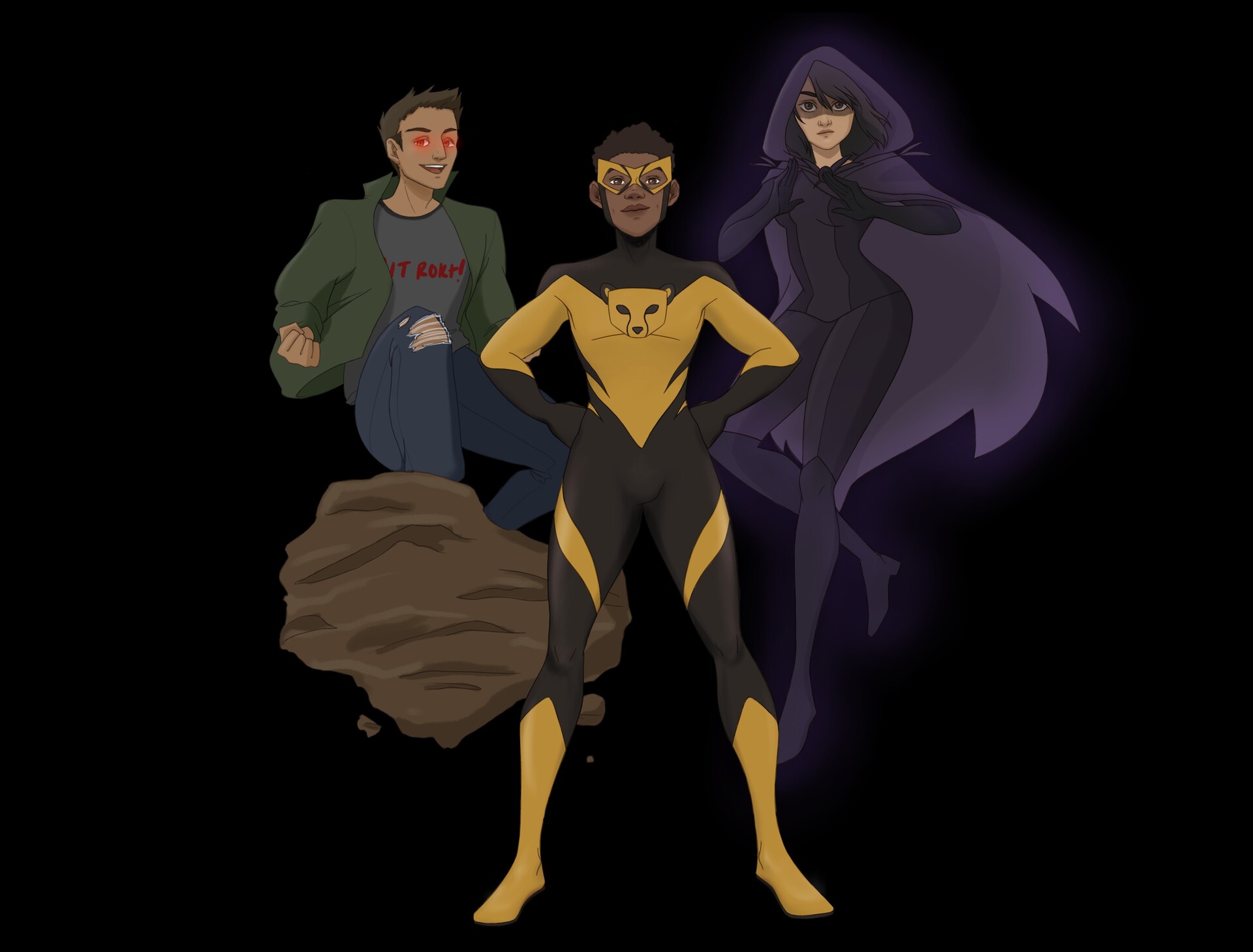 Super Heroes trio p2