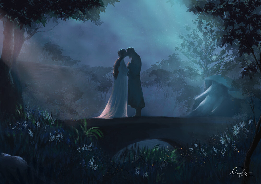 the lord of the rings aragorn and arwen