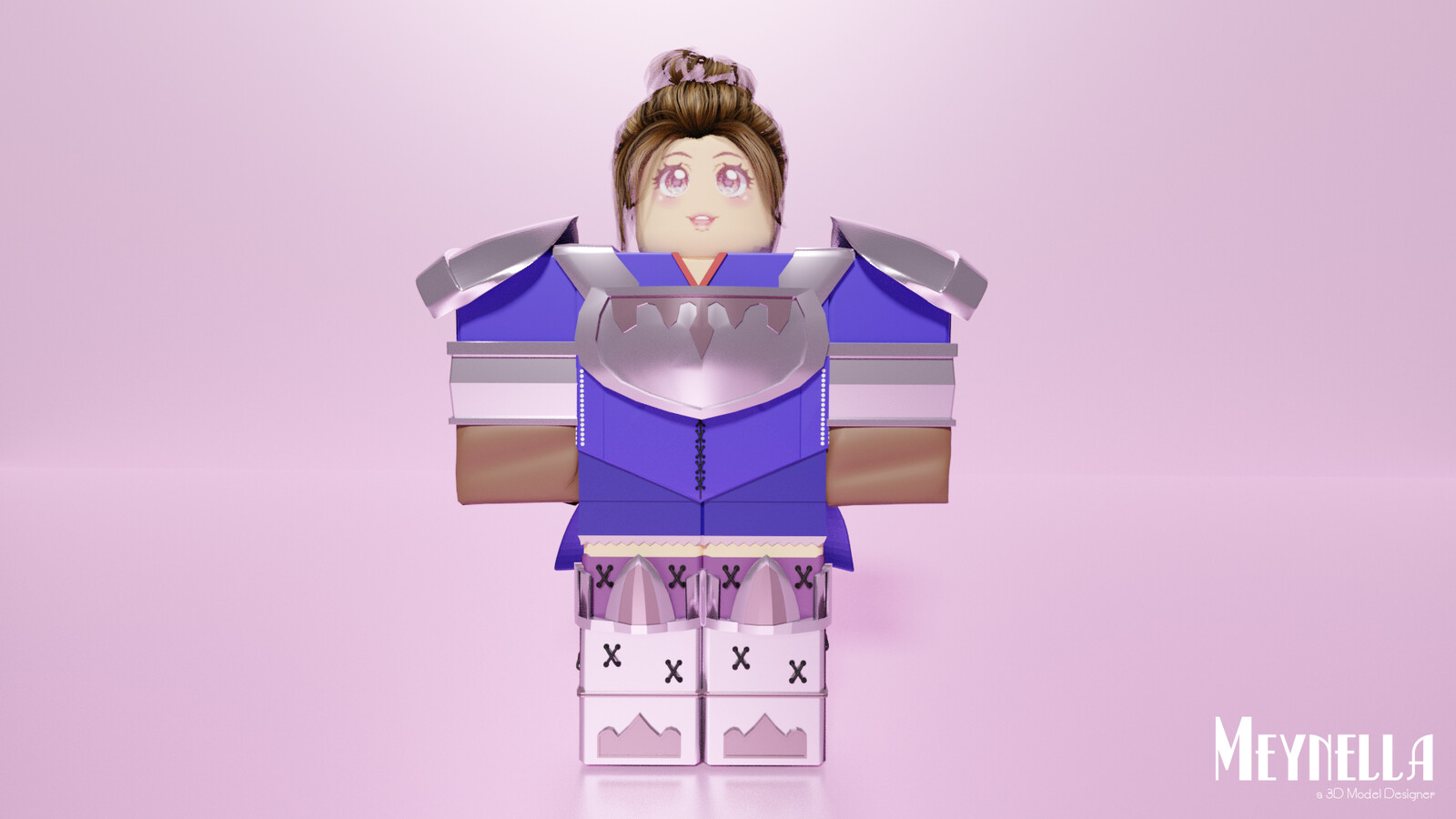 Artstation Roblox 3d Clothing Female Knight Armor Meynella Zen - roblox anime girl clothes