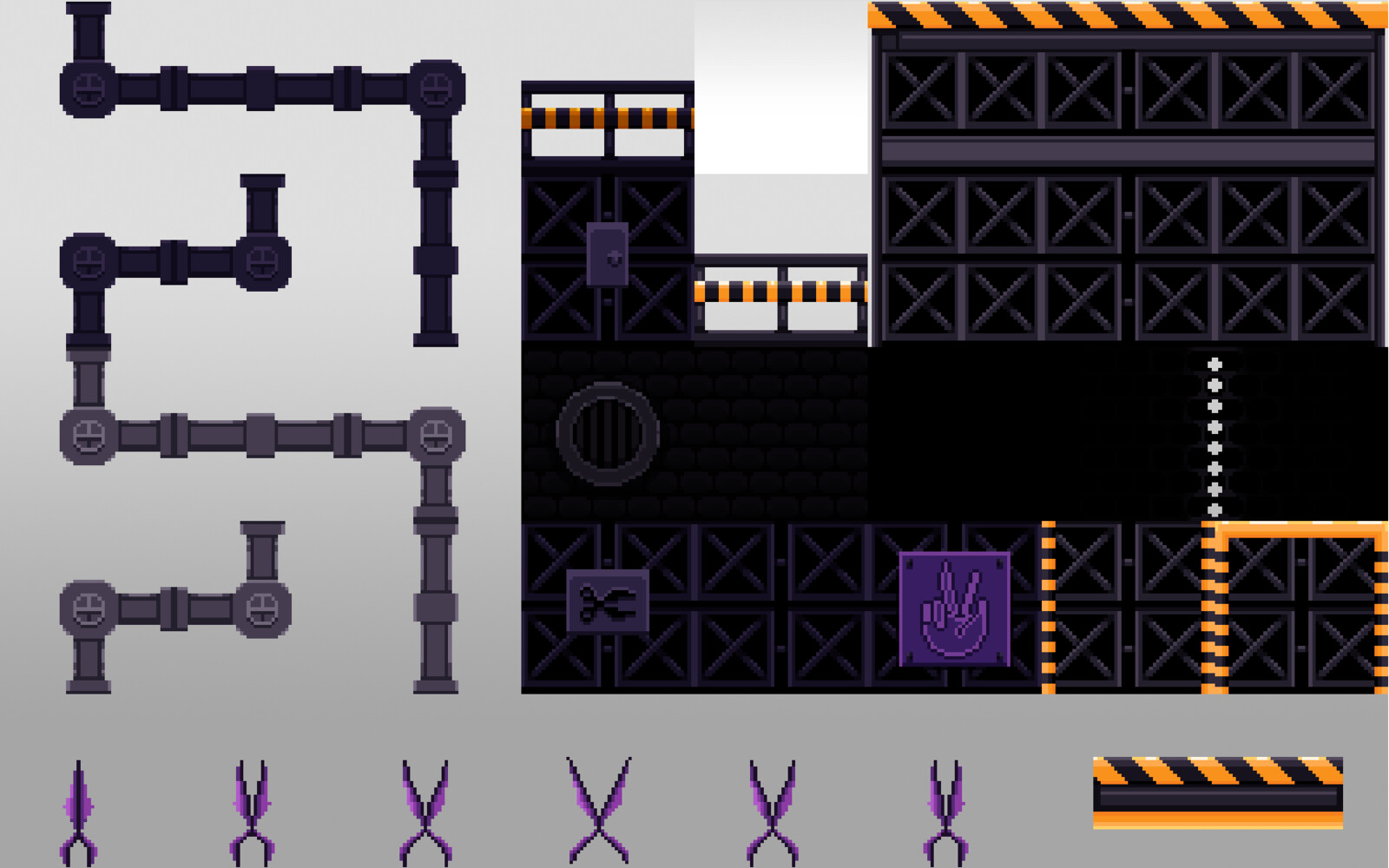 Factory Arena Tilemap