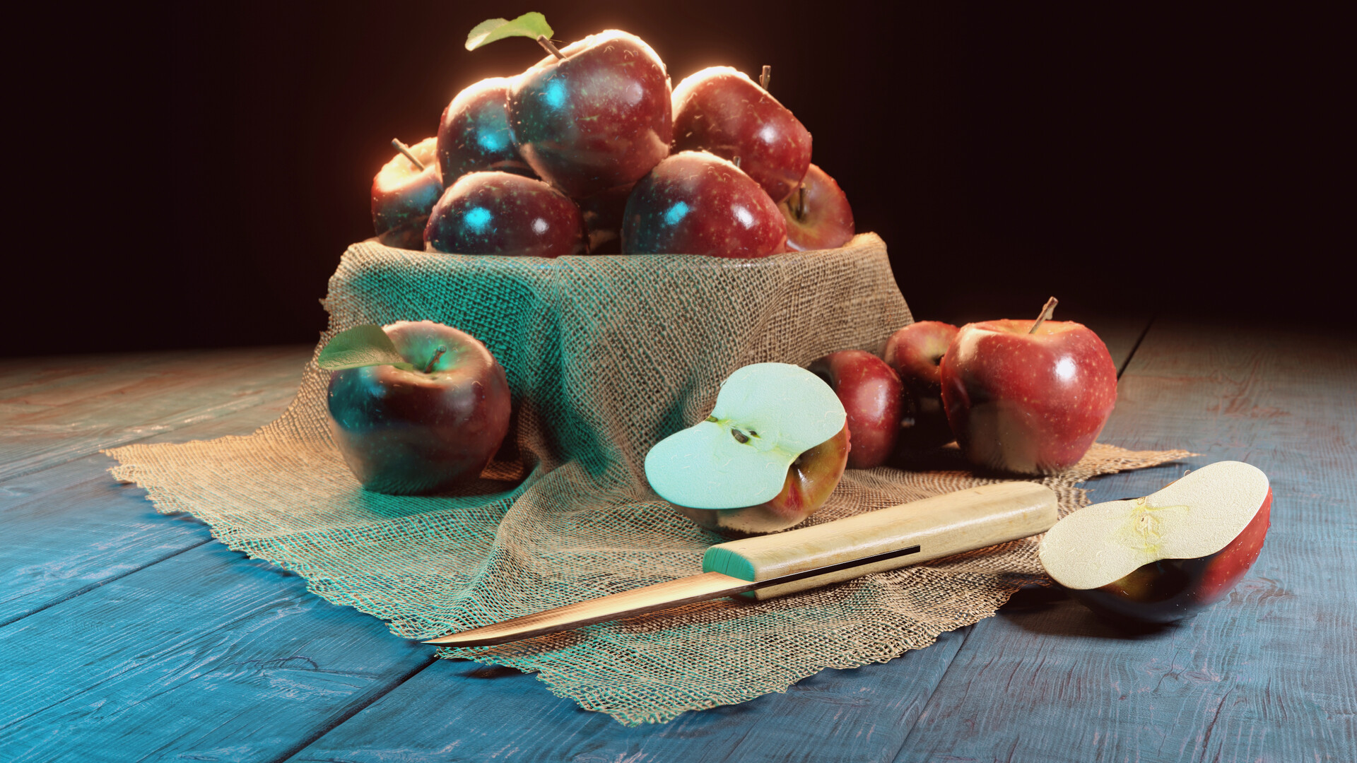 ArtStation Still Life Apples Blender 2.8