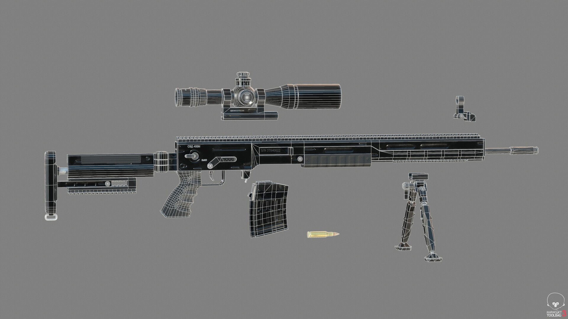 Artstation Svd400 Rifle Vadim Abusev Artstation Svd400 Rifle Vadim Abusev