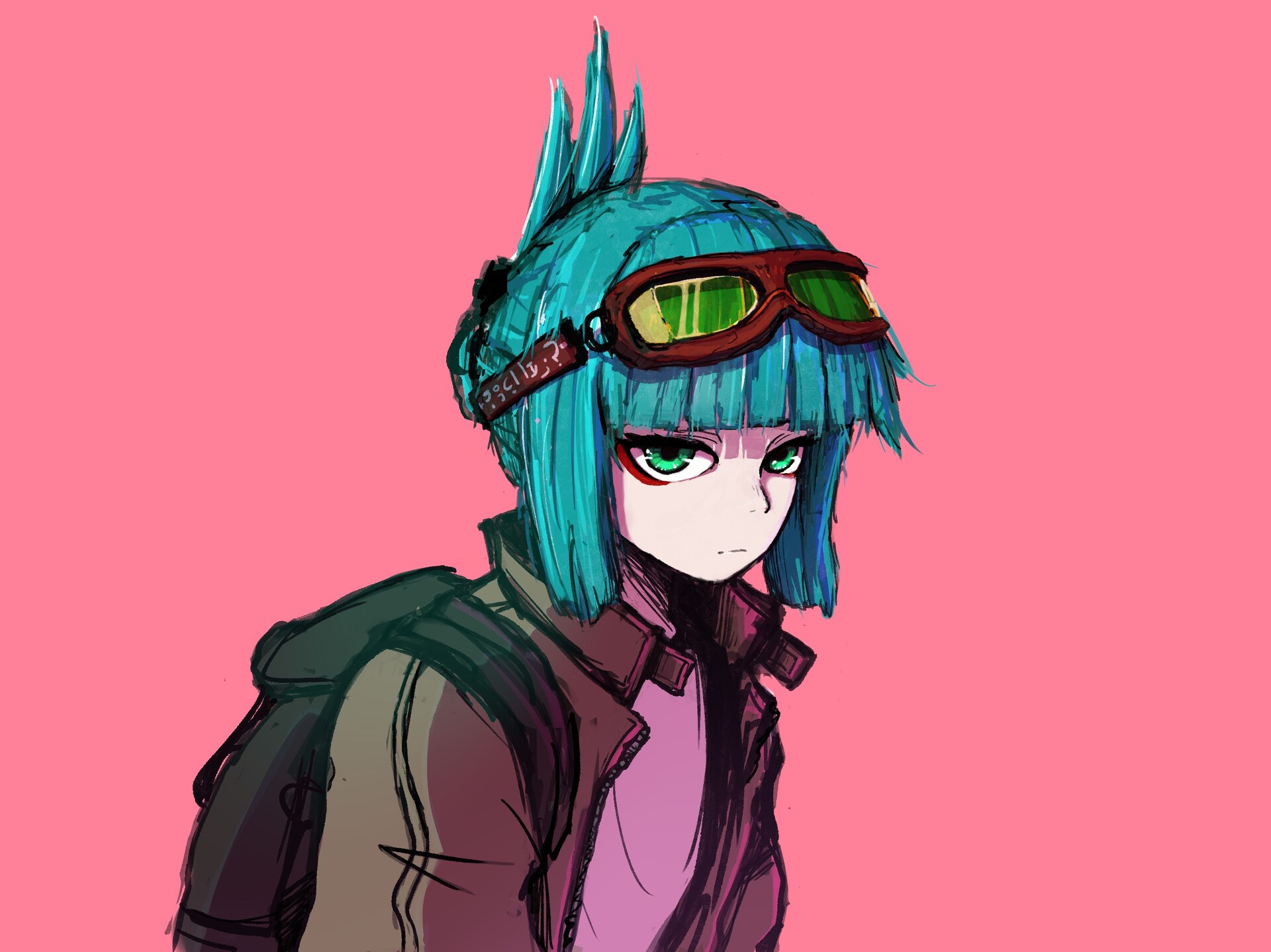 ArtStation Unnamed Cyberpunk Girl