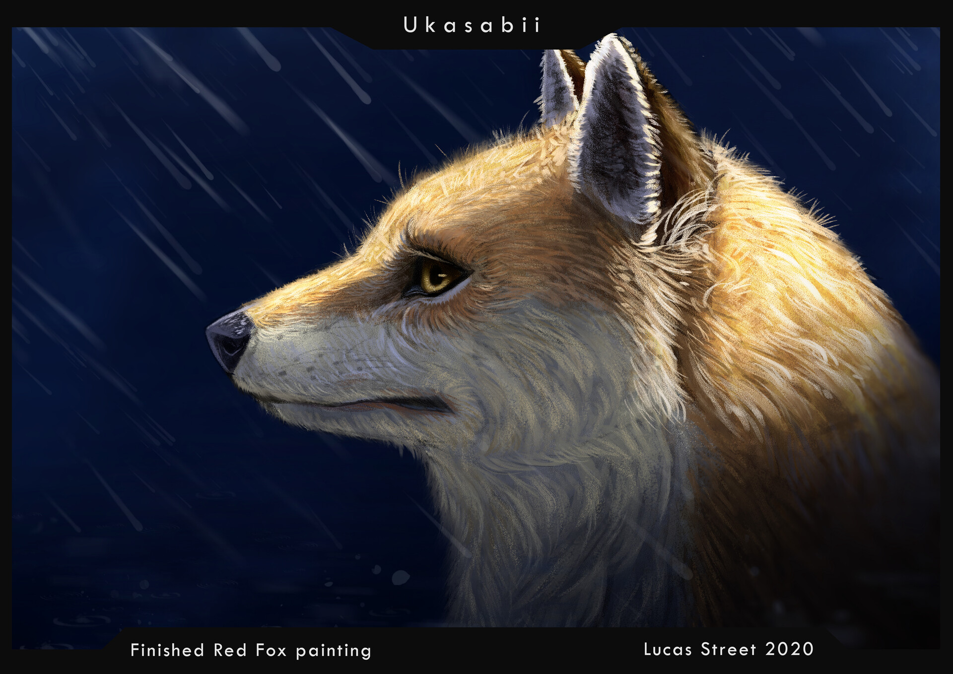 Lucas Street Red Fox Fur Textural Painting 1112 x 1419 jpeg 229 кб.