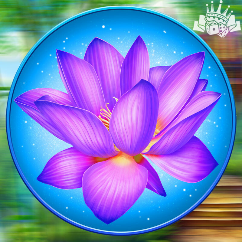 ArtStation - A lotus as a slot symbol 🌸🌸🌸