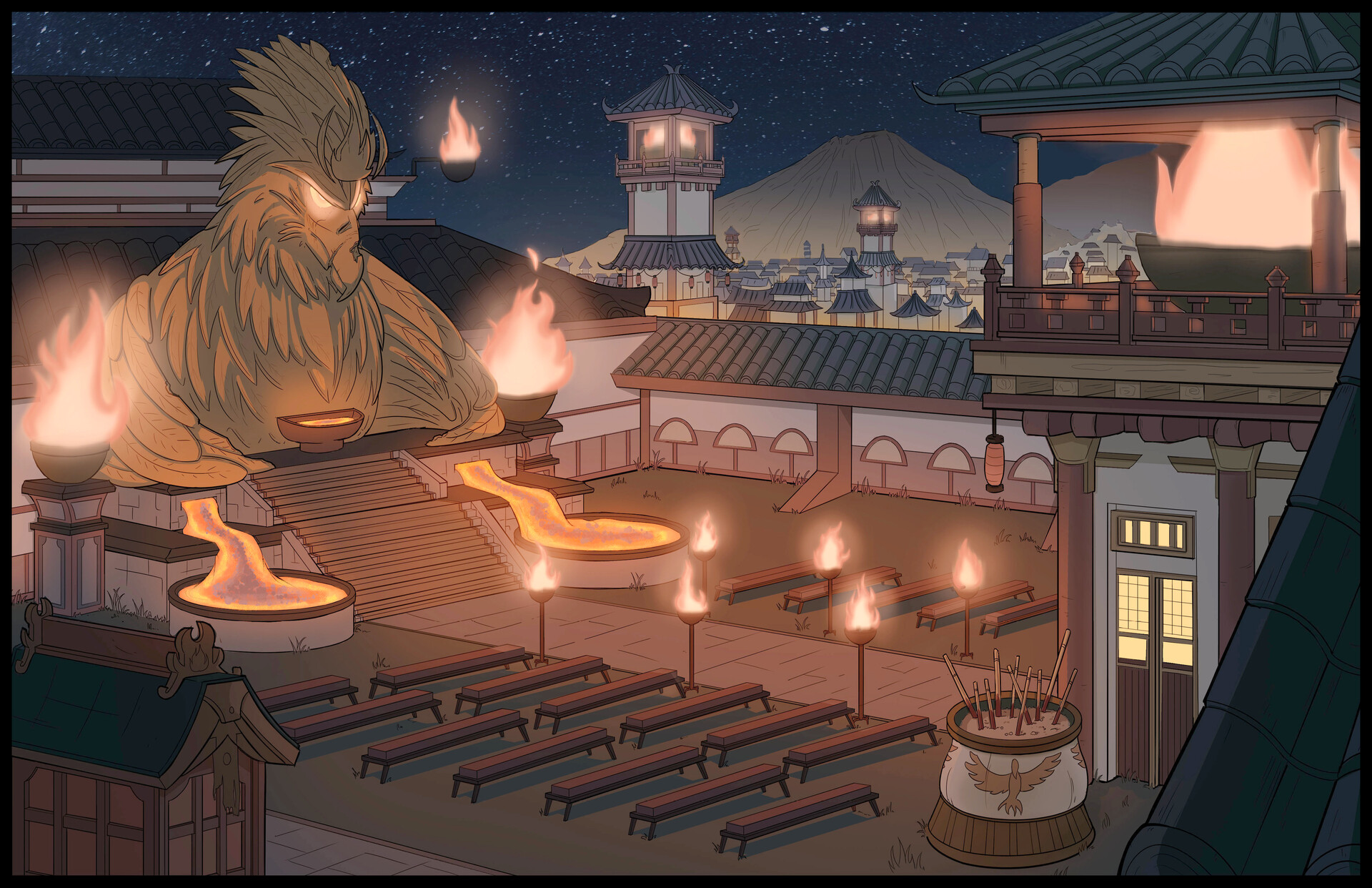 ArtStation Phoenix Temple