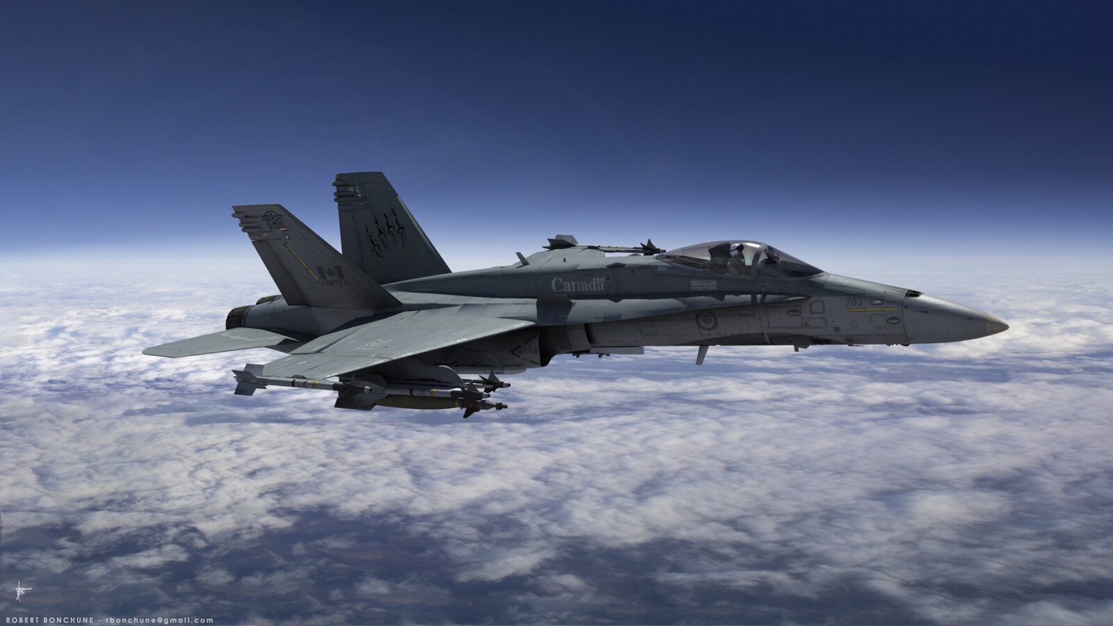 Robert Bonchune - CF-188 Hornet (F-18) for the RCAF (Royal Canadian Air ...