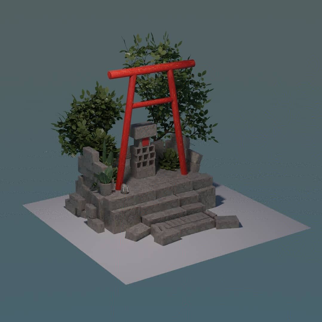 ArtStation - Torii from Weathering with you