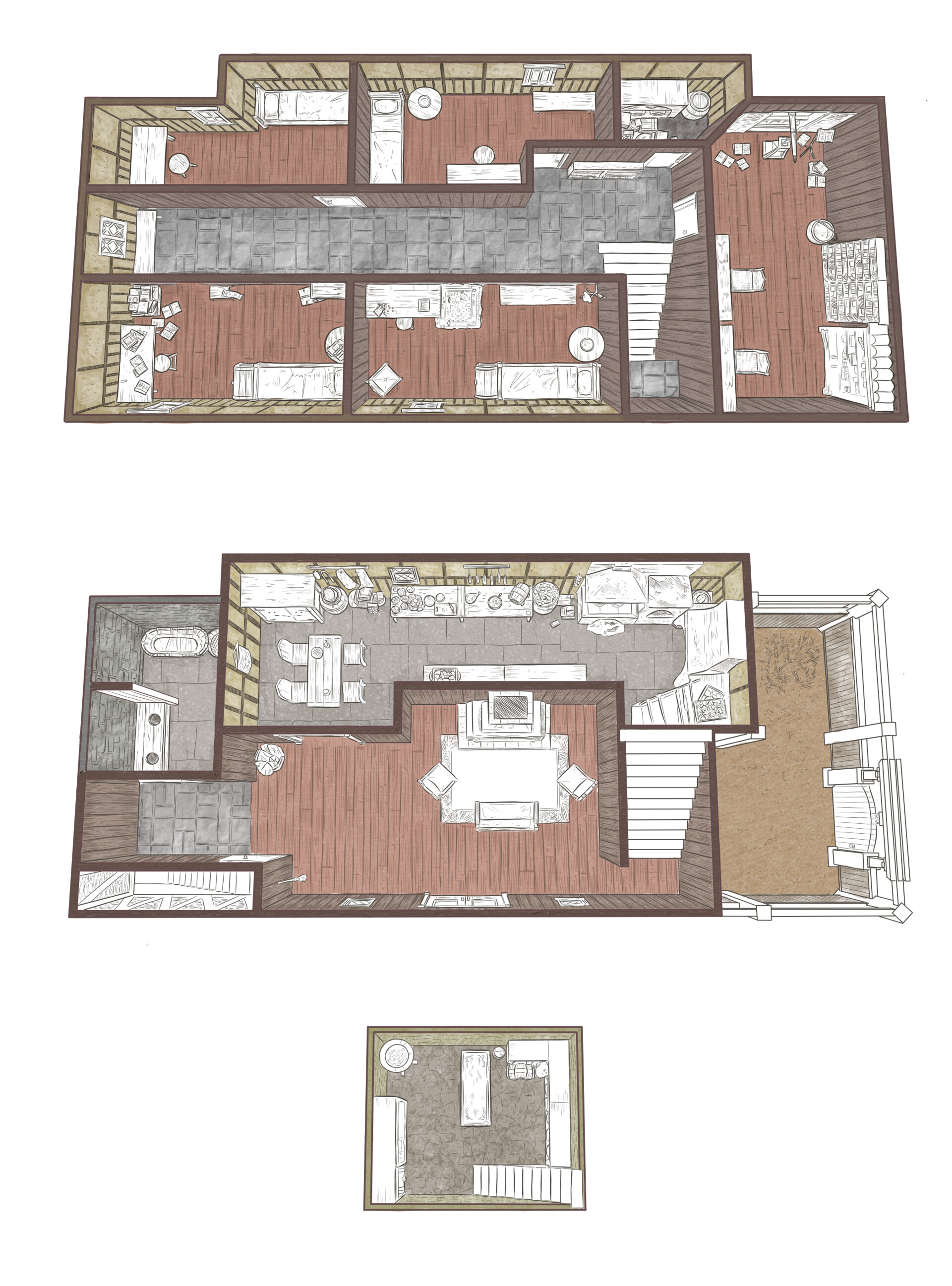 Artstation Dnd House Map Anson Ma We think you'll be drawn to our fabulous collection of 3d house plans. artstation dnd house map anson ma