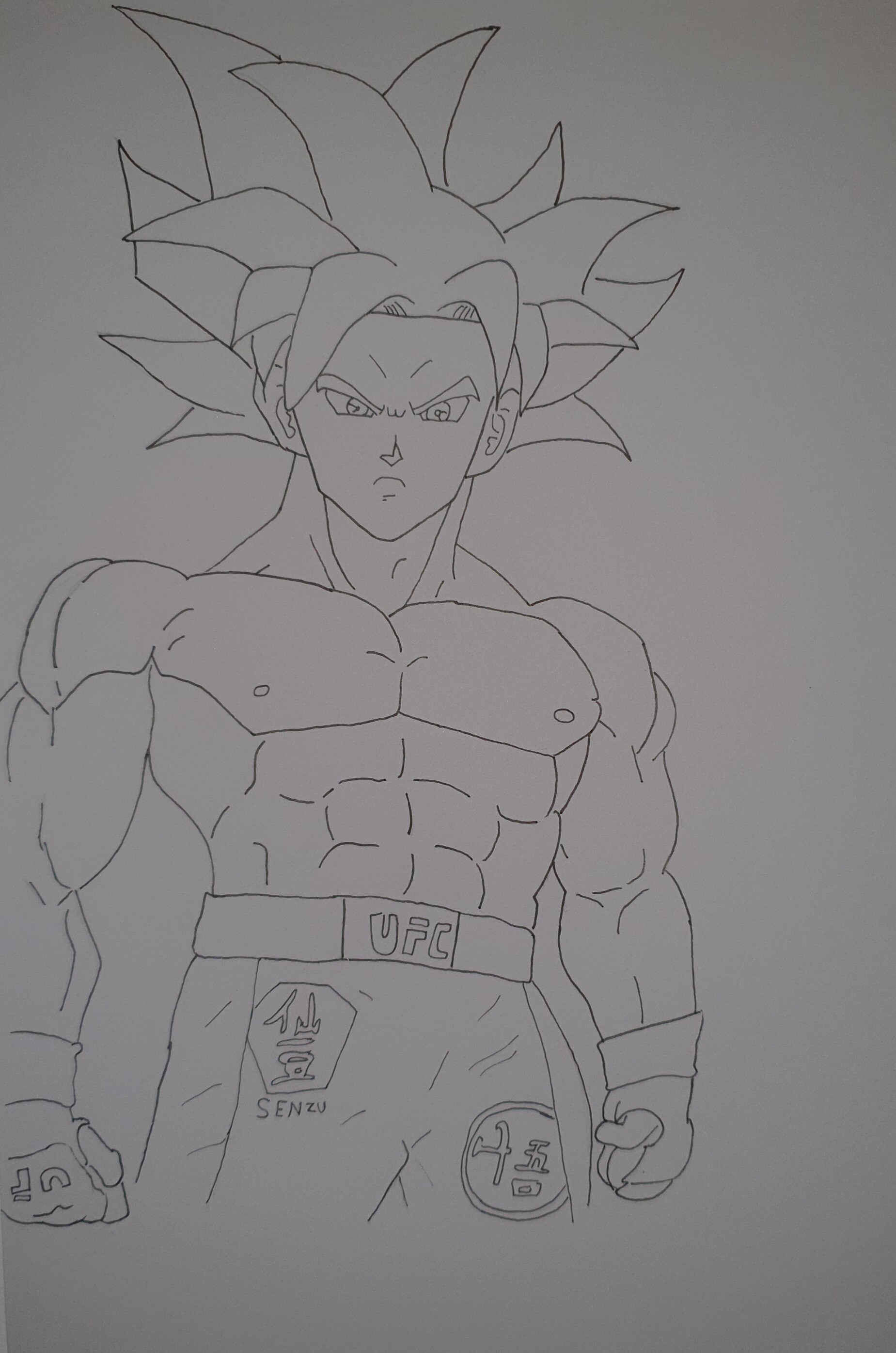 ArtStation - Goku UFC Card