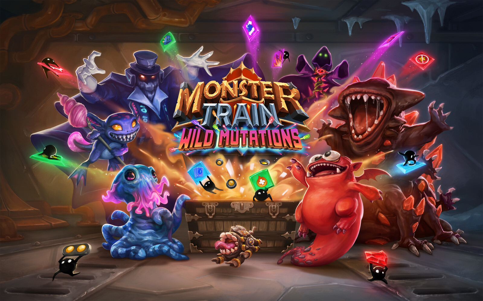 Key art for the Monster Train: Wild Mutations DLC