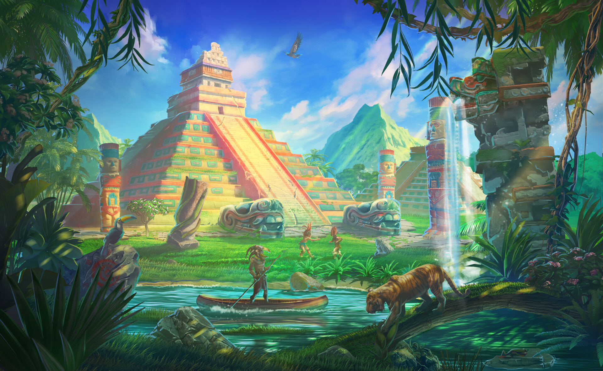 Artstation Aztec City
