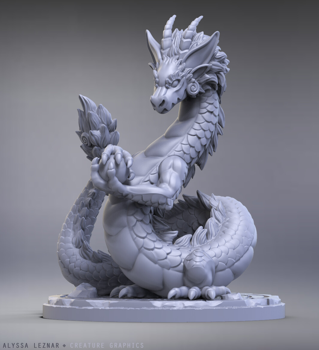 Alyssa Leznar - Dragon 3D Print