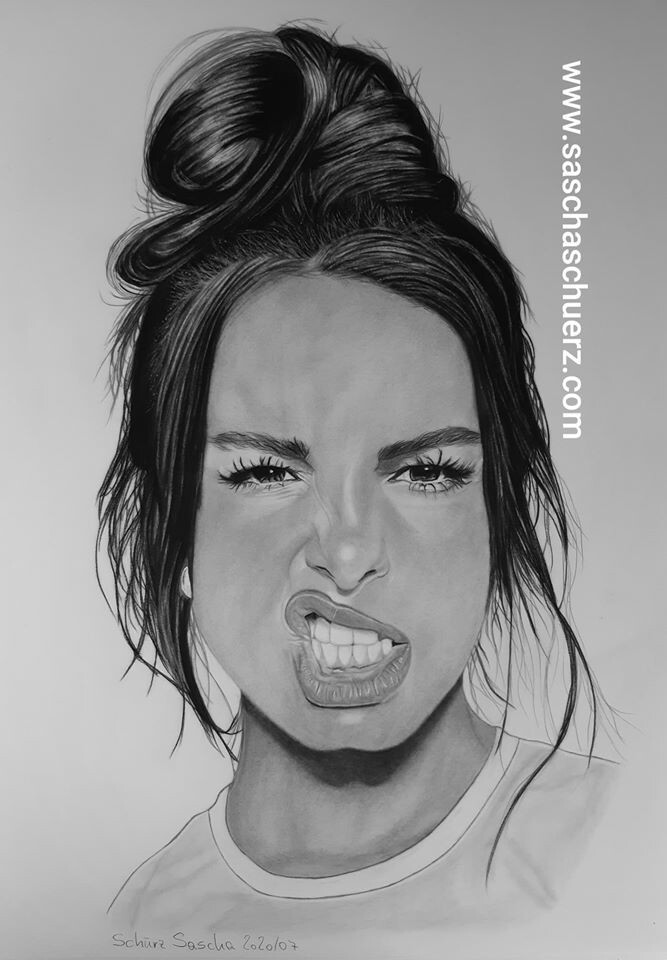 Artstation Addison Rae Drawing By Sascha Schurz Sascha Schurz