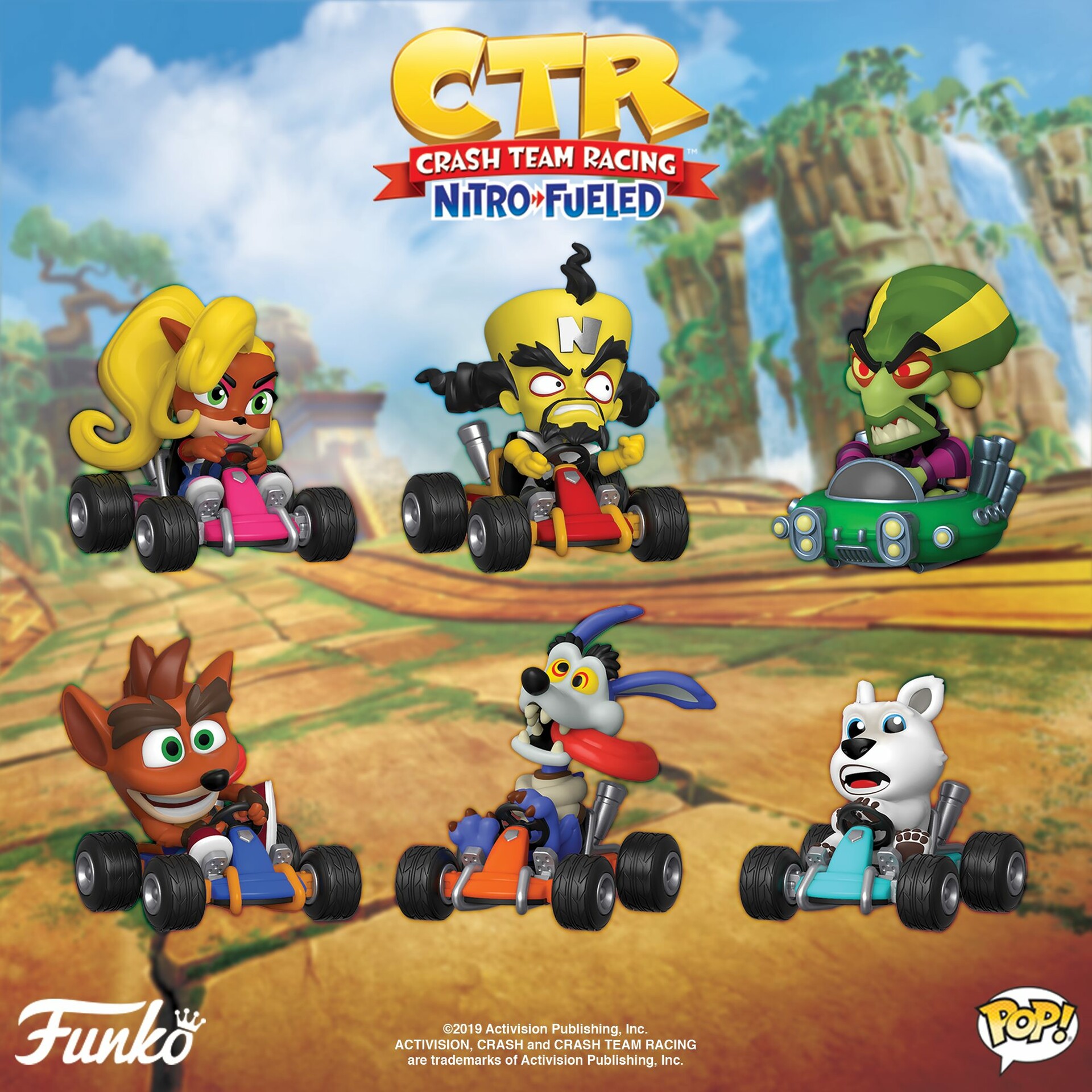 Funko crash hotsell team racing
