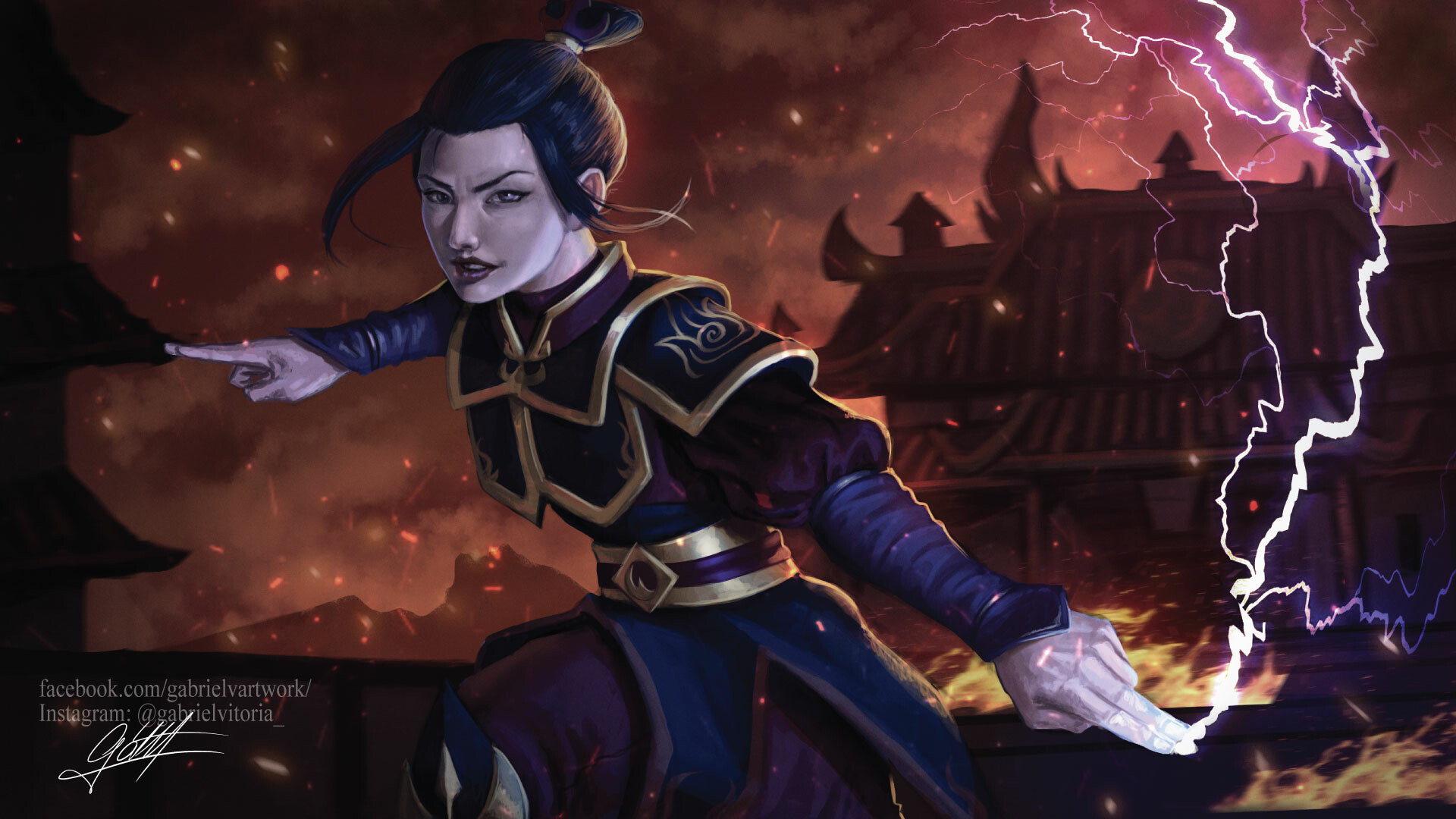 Featured image of post Wallpaper Azula Lightning Tons of awesome azula wallpapers to download for free
