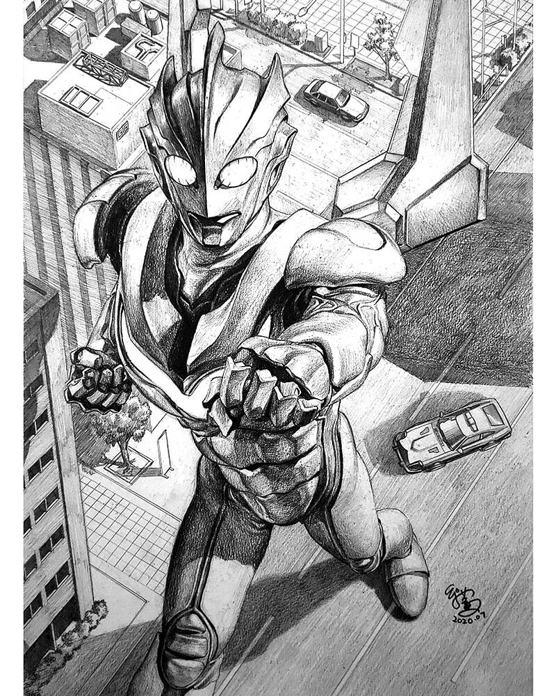 Artstation Ultraman Noa E J Su