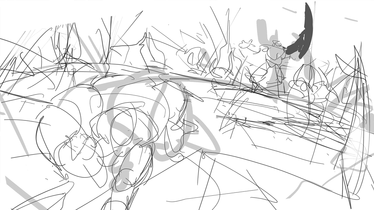 Huge thanks to Mingchen Shen for fixing my sketch! Learned a lot on how to make poses more natural.