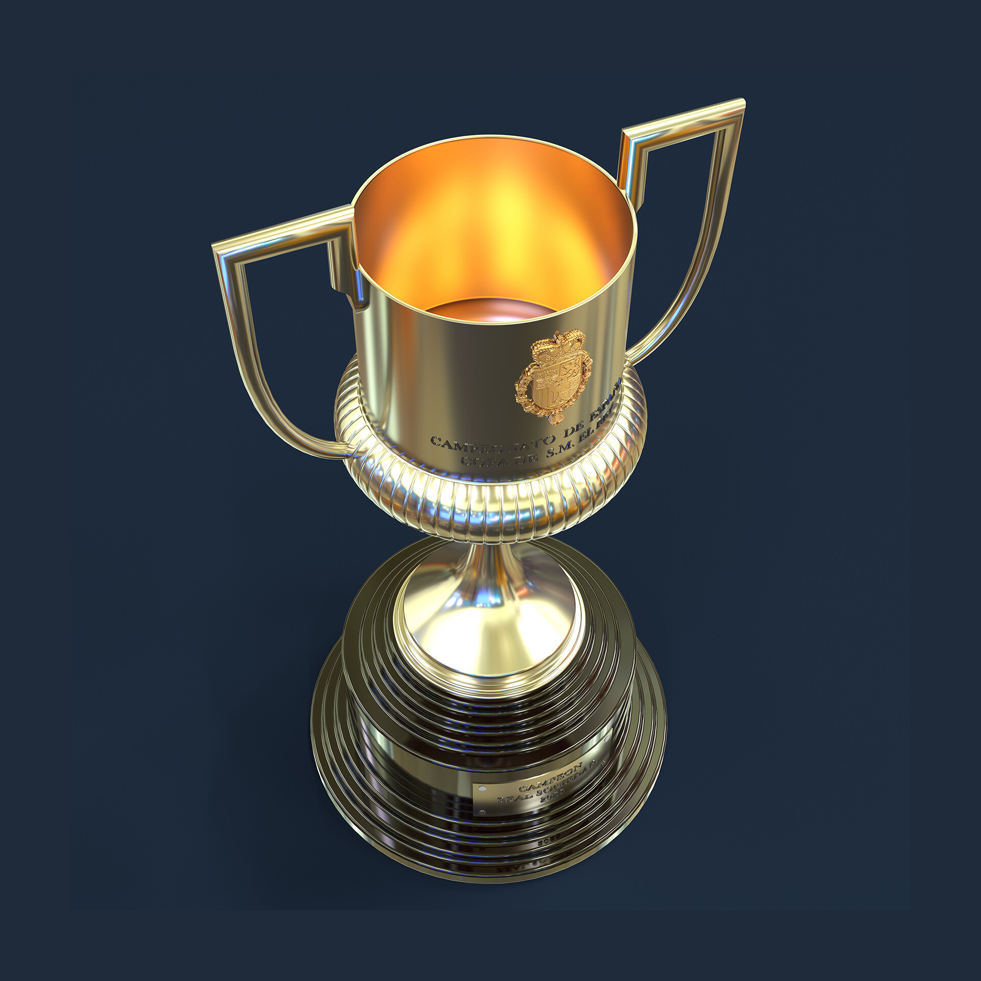 Artstation Copa Del Rey 3d Modeling Yassine Helal