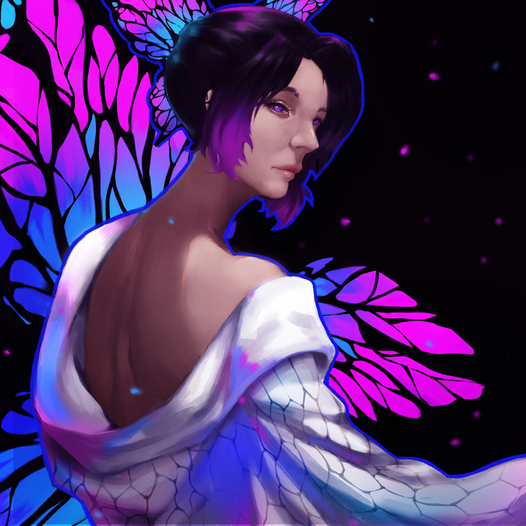 Artstation Shinobu Kochou Fanart Demon Slayer Ayush Singh Artstation Shinobu Kochou Fanart Demon Slayer Ayush Singh
