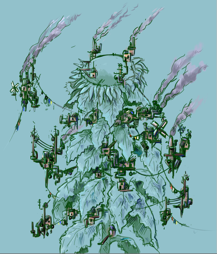Artstation The Industrial Sunflower Zone Taiyoss Savidis