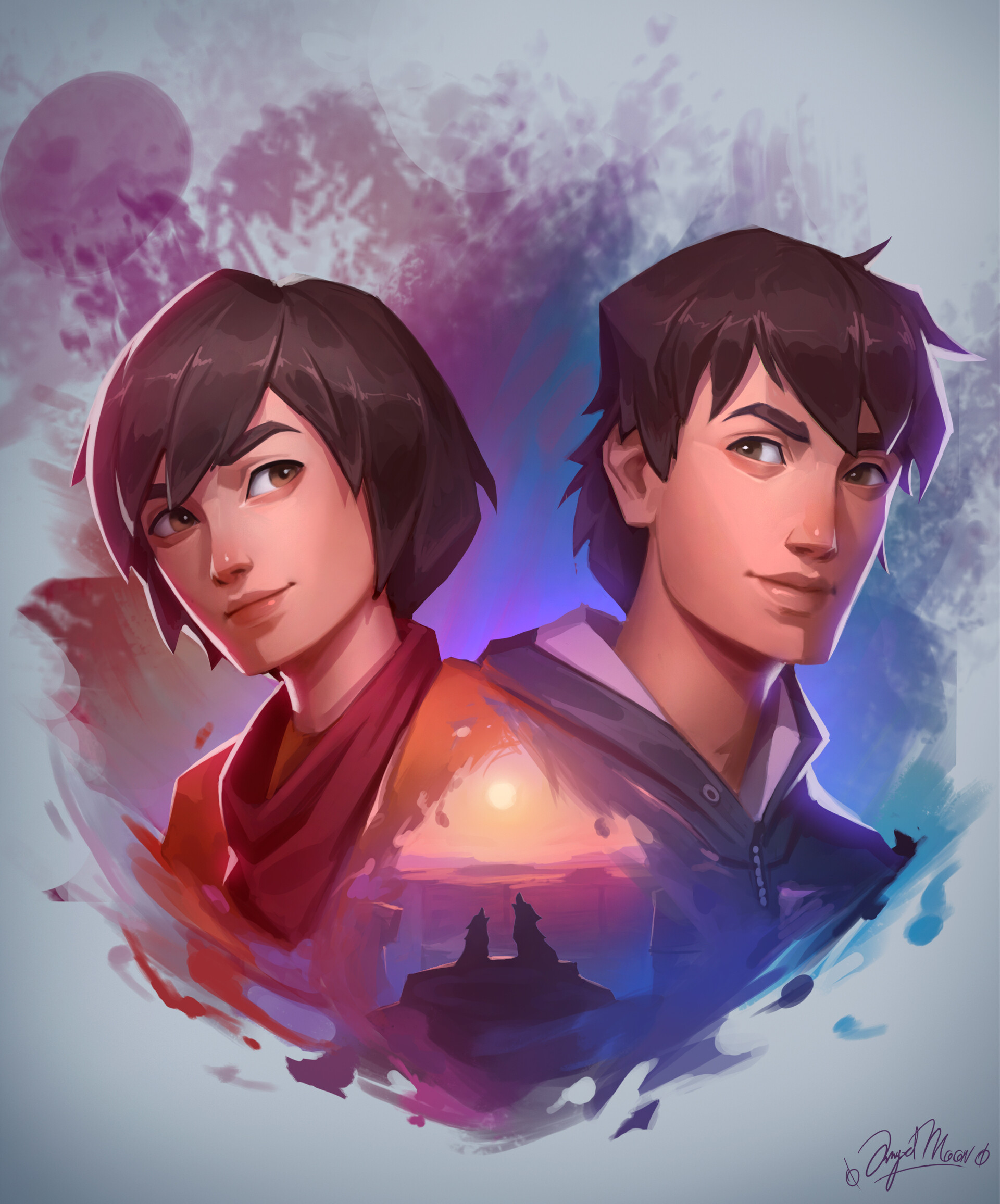 Angel Moonlight Life Is Strange 1 2 Fan Art Portraits