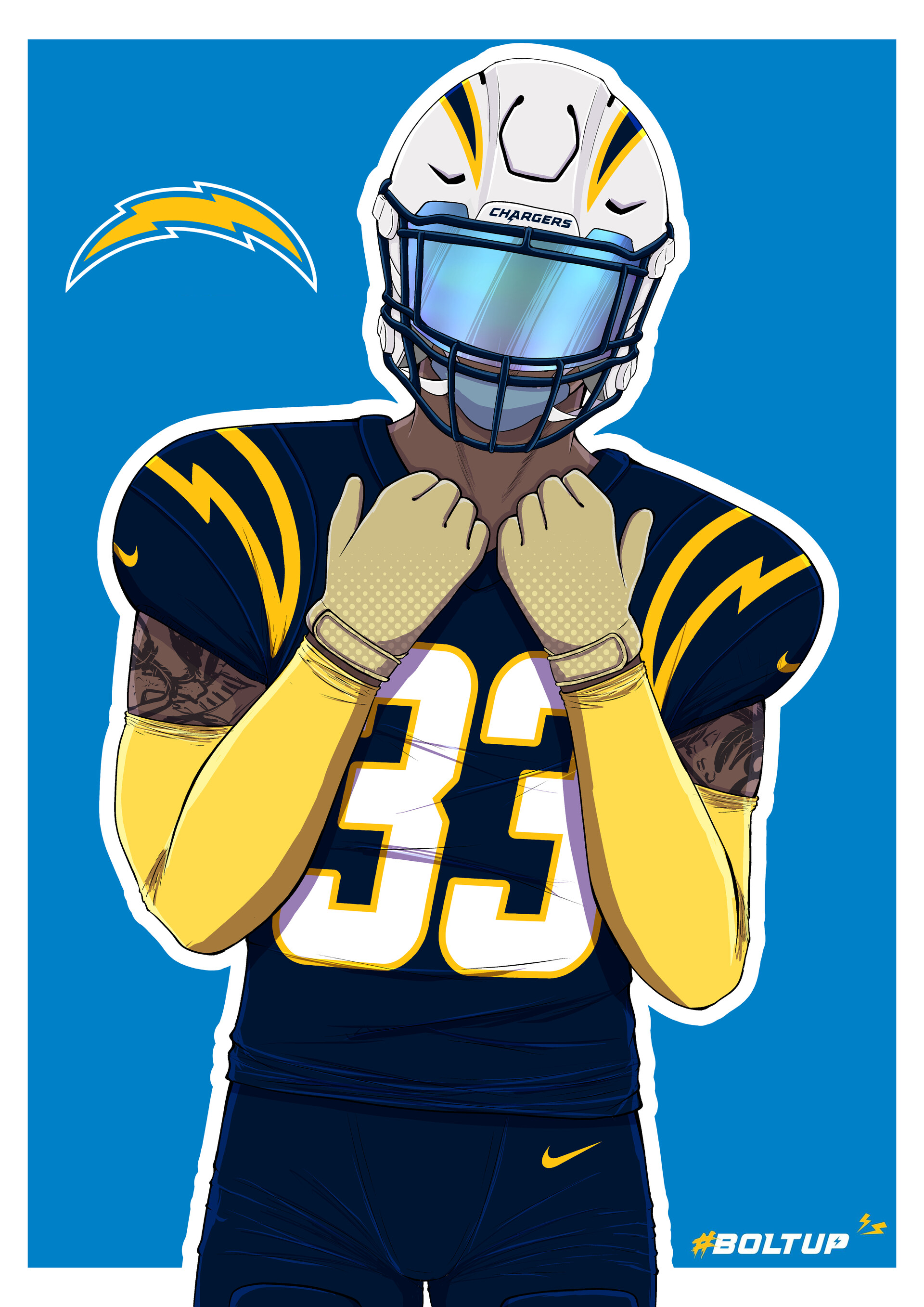 Derwin james jersey color rush new arrivals