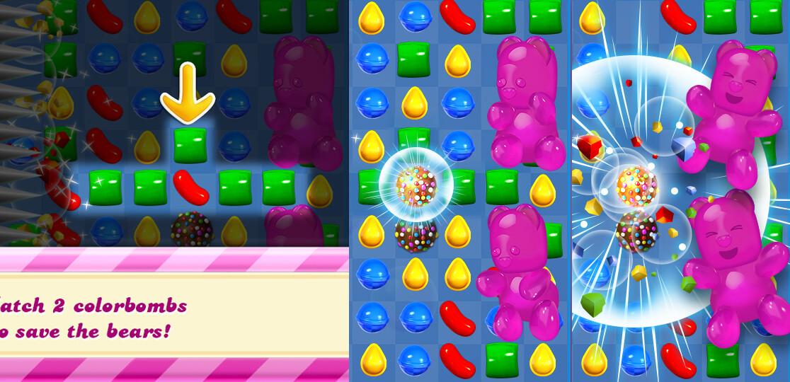 Rescue Gummy Bears in Candy Crush Soda Saga - Play Free Online