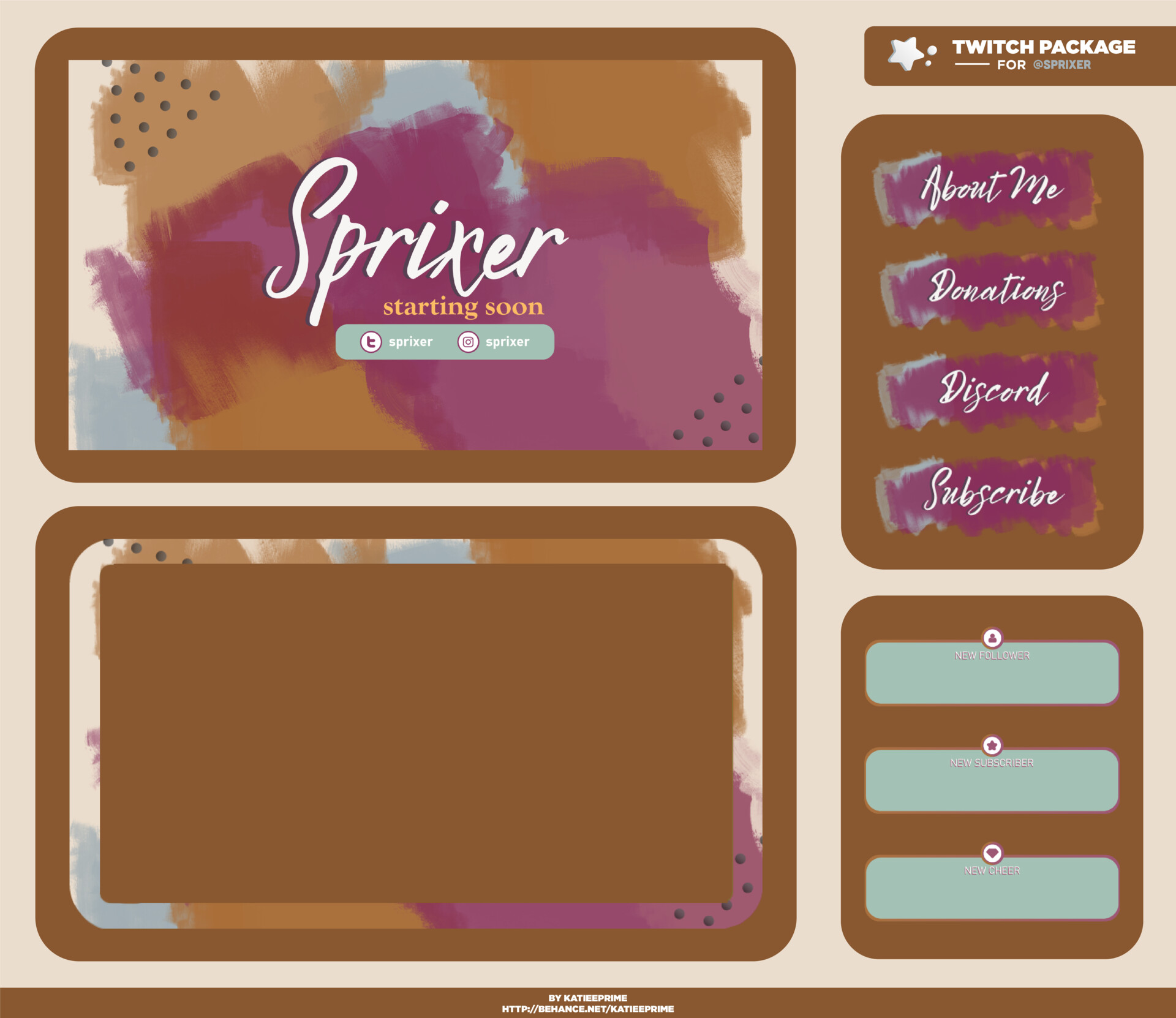 Artstation Twitch Streamer Packages Katie Nguyen