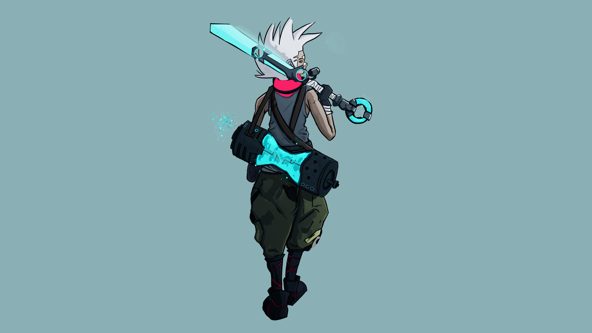 ArtStation - 2d animation Ekko Fan Art League of Legends