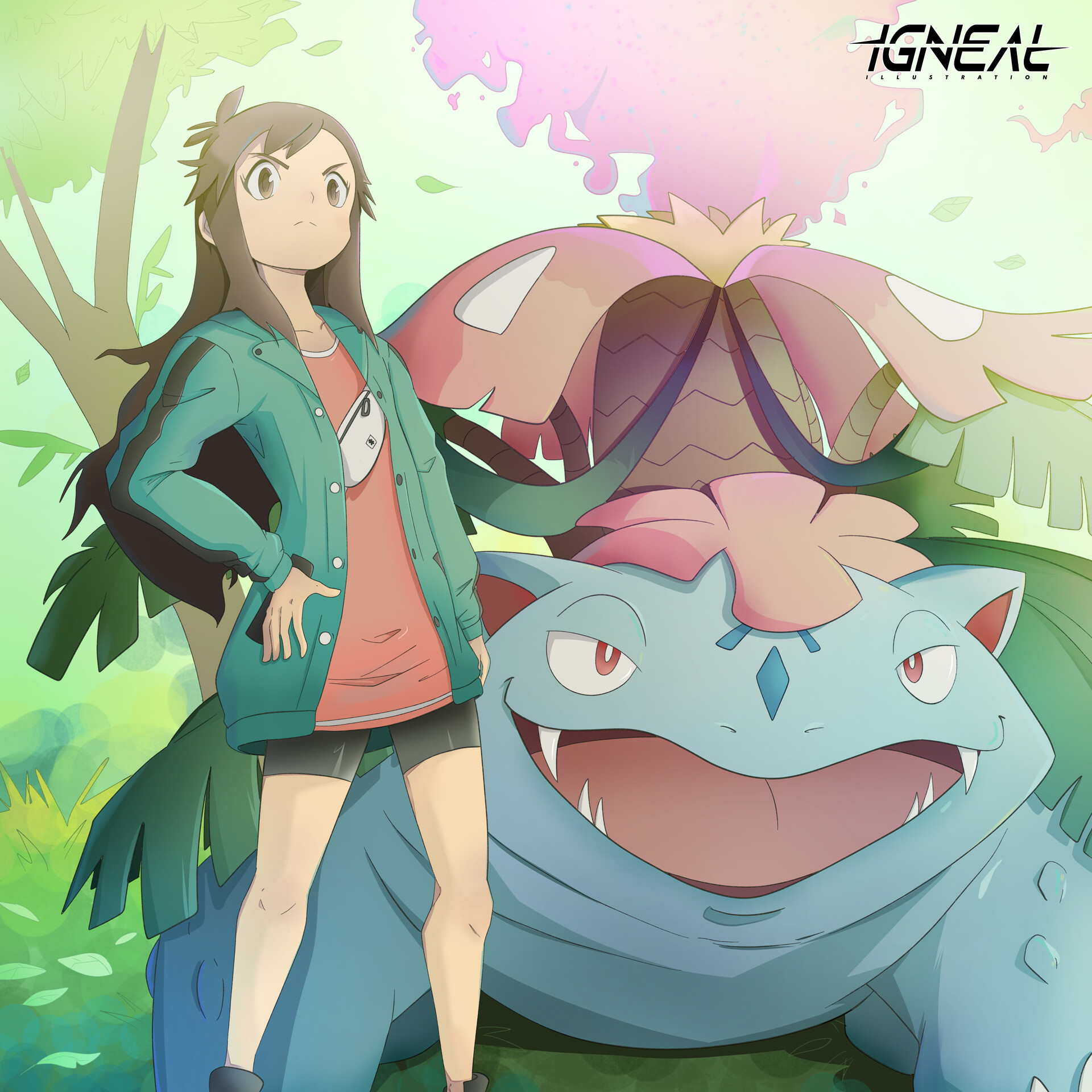 ArtStation Green and Venusaur