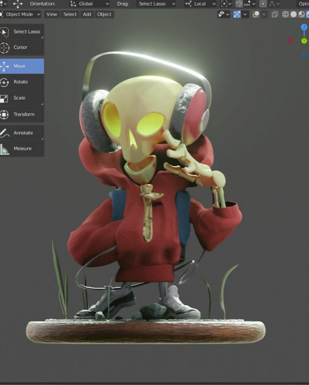 eevee learning. Awesome RT render engine! 