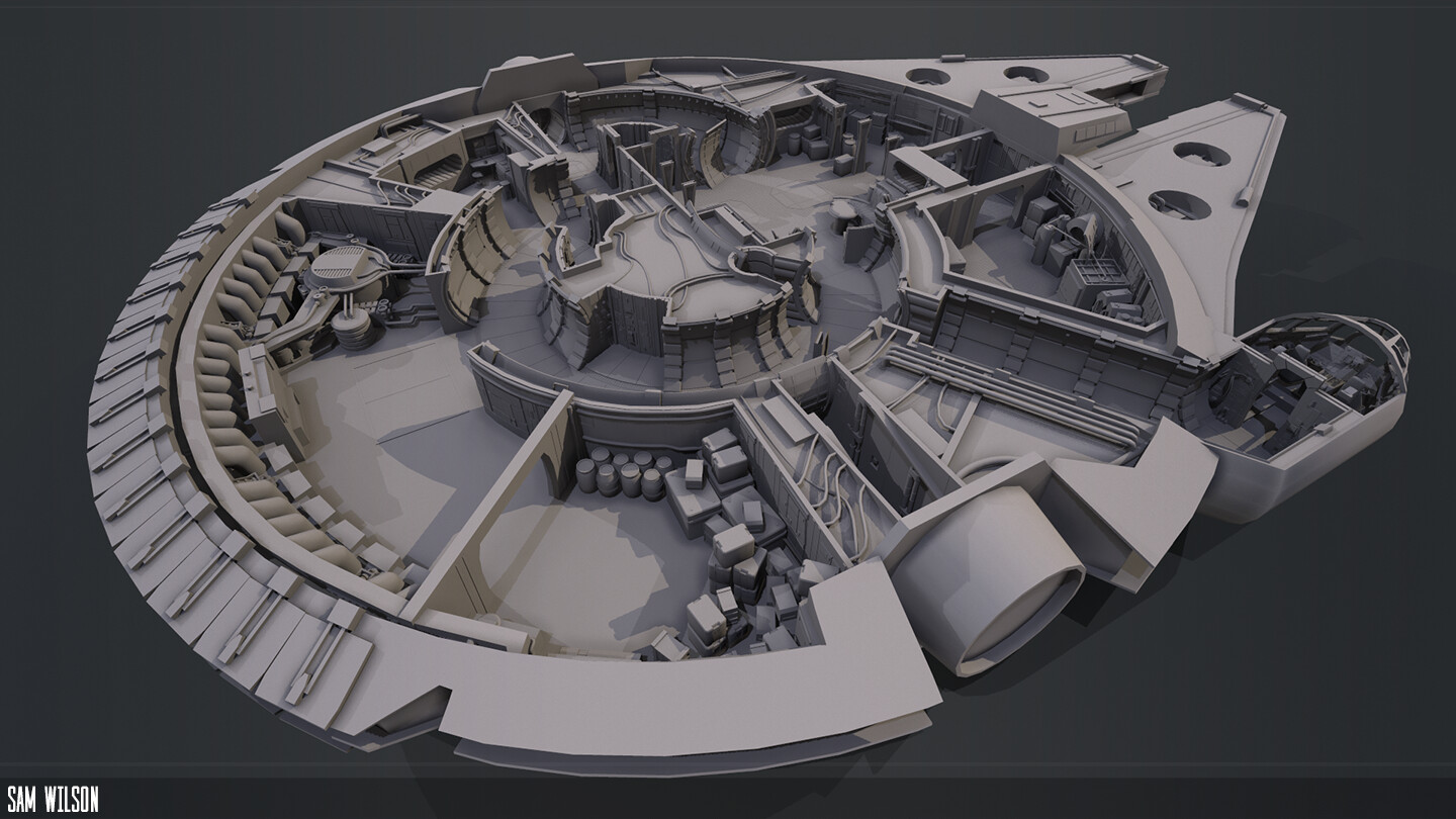 Millenium Falcon Interior