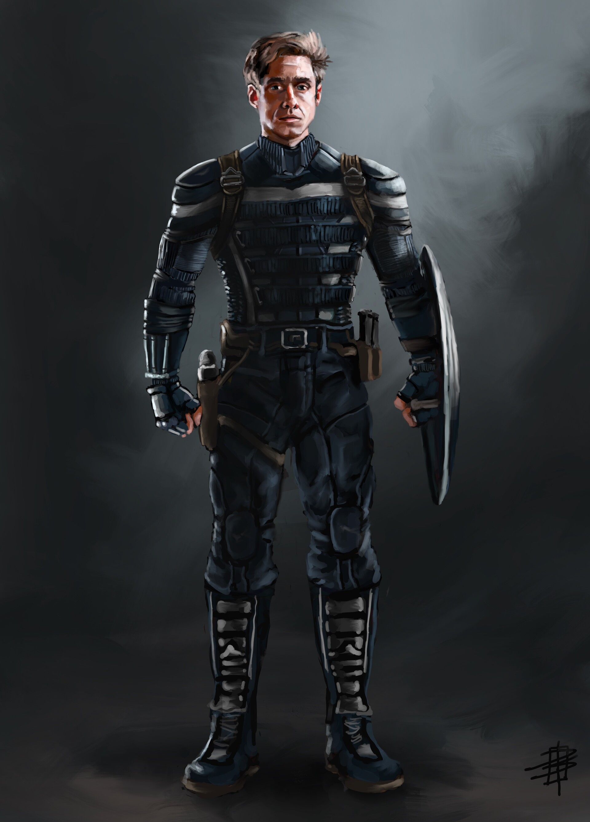 ArtStation - New Captain America Fan-Cast Commission (Actor Reference ...