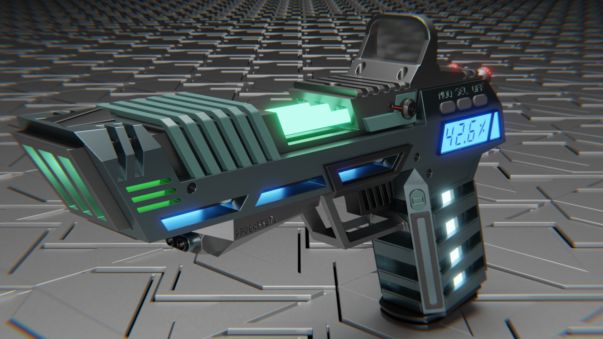 ArtStation - Laser pistol