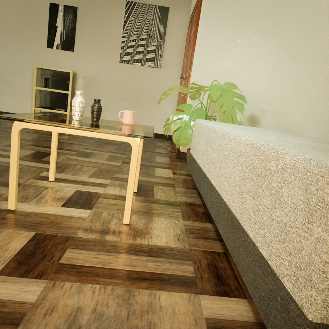 Abhishek Kumar - Interior ArchViz - Luxcore Render Test