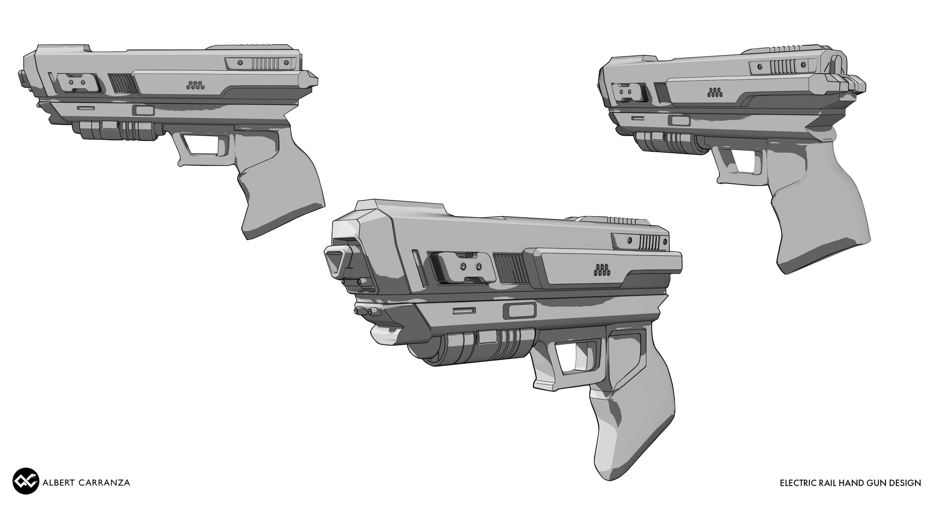 ArtStation - RUCG-5 Handgun Concept