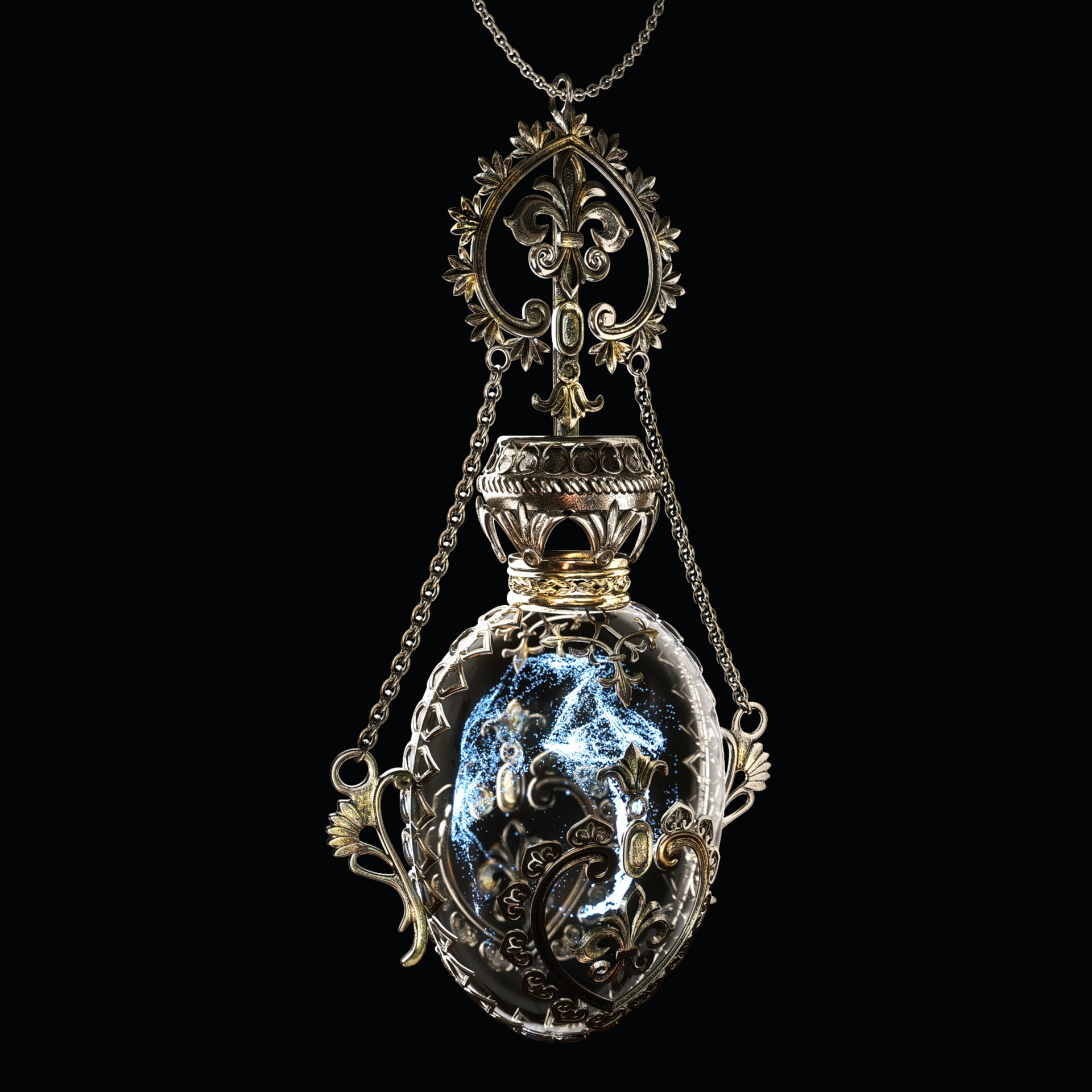 Victorian outlet perfume necklace