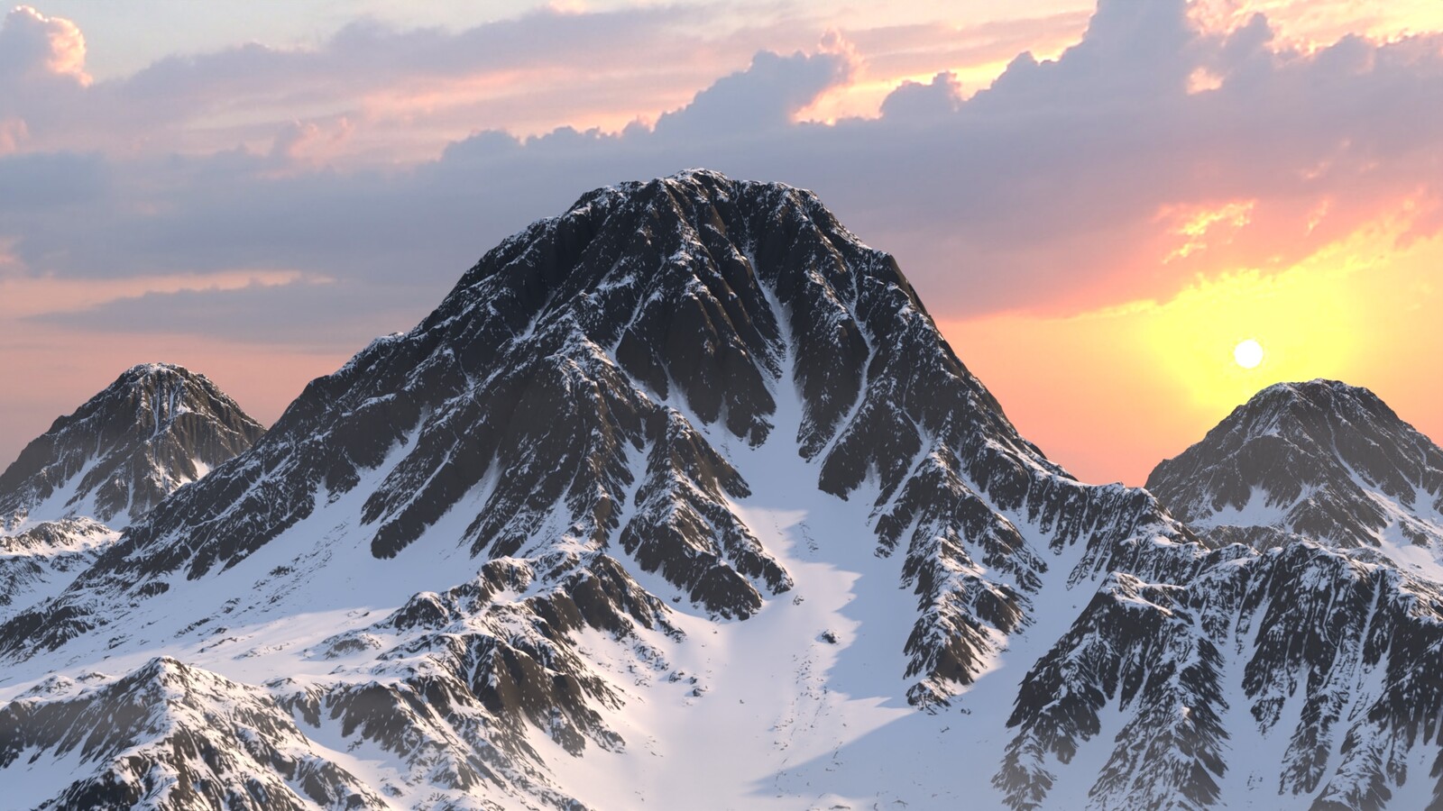 Mountain peaks