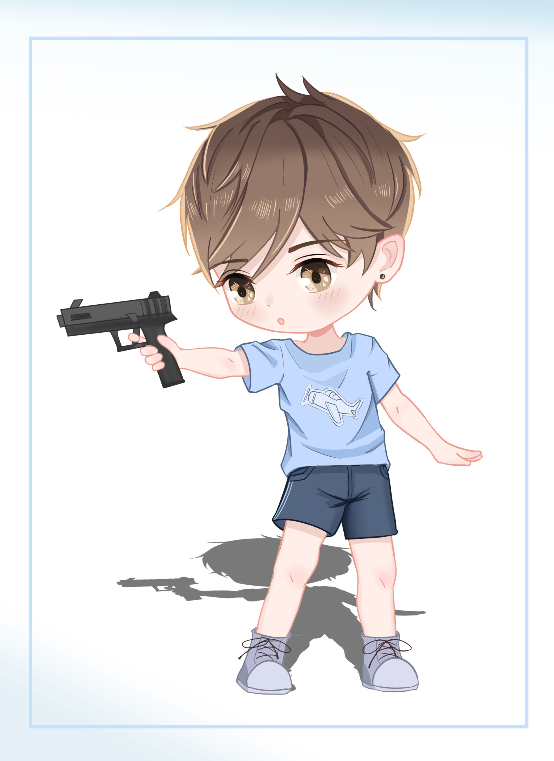 恋与制作人⭐︎恋とプロデューサー⭐︎白起⭐︎ハク⭐︎ポスター