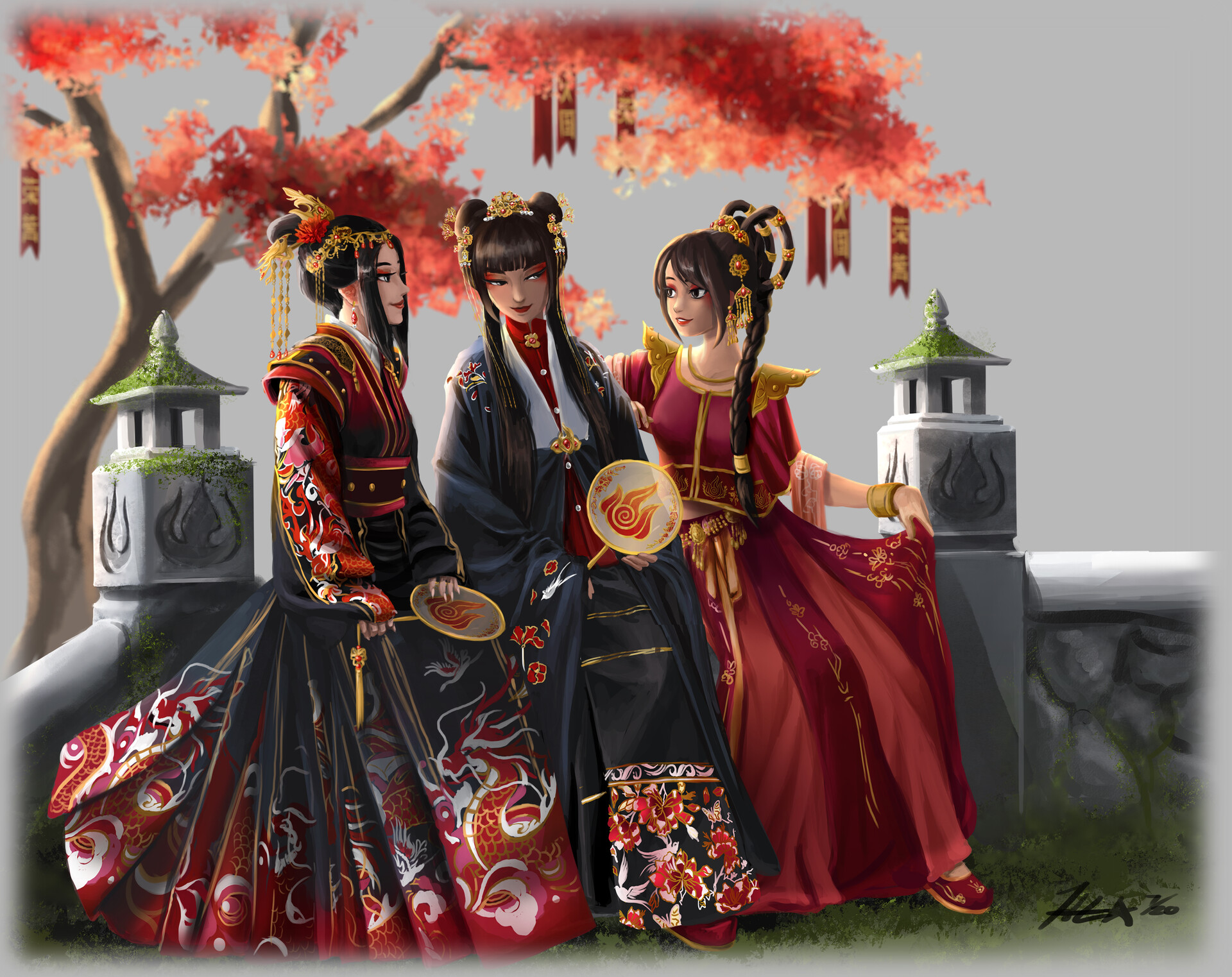 Artstation Fire Nation Royal Garden Azula Mai And Tylee Heather Lynch I don't have much time on my hands, so i can't really get around to adding stories too often, so volunteers for.