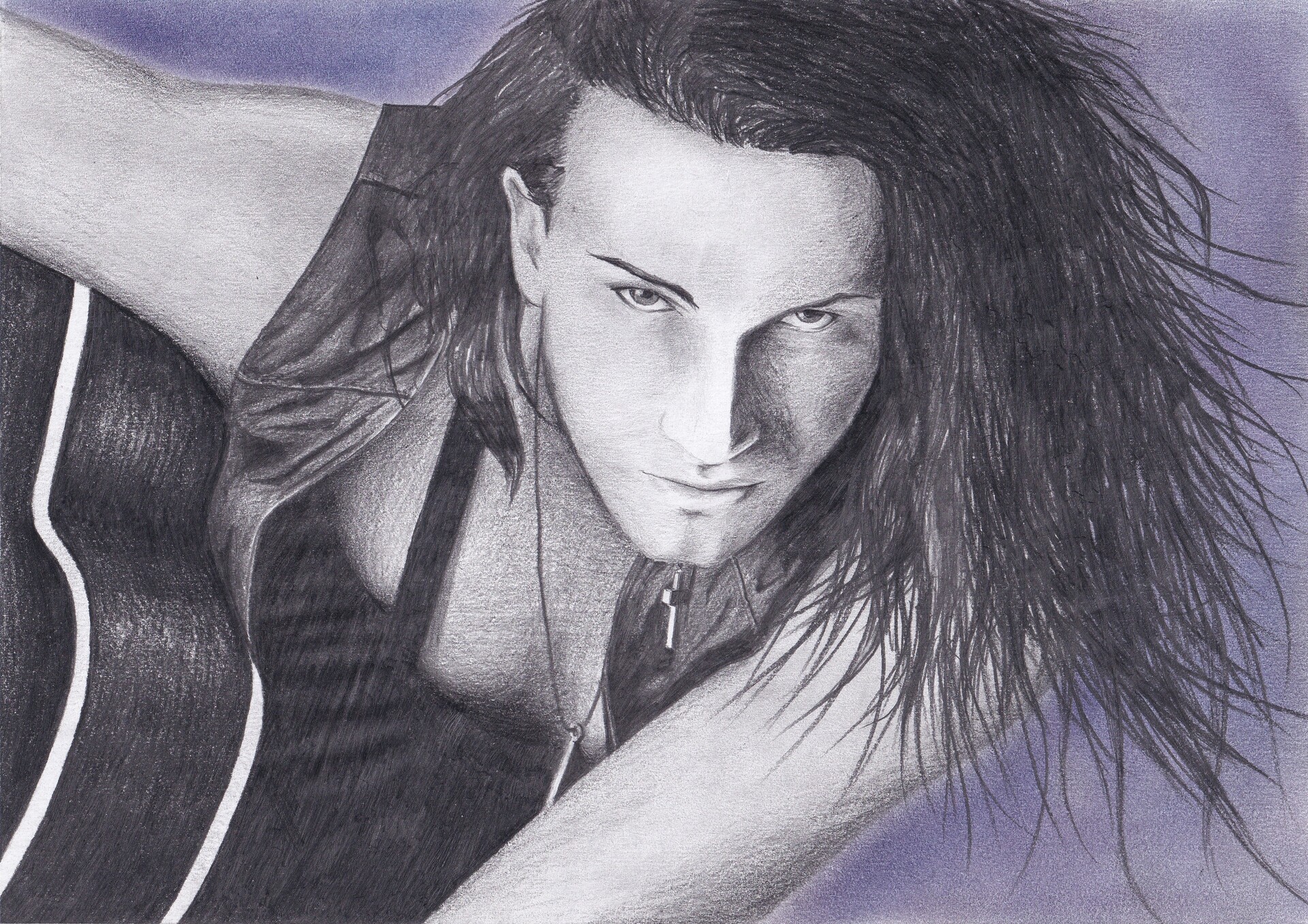 Artstation Young Bono U2 Olga Berezovskaya